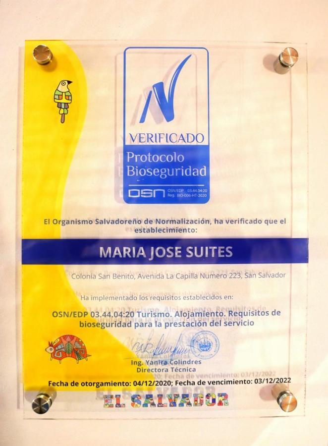 Maria Jose Suites San Salvador Ngoại thất bức ảnh